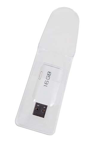 Vorschau: Selbstklebetasche für USB-Sticks