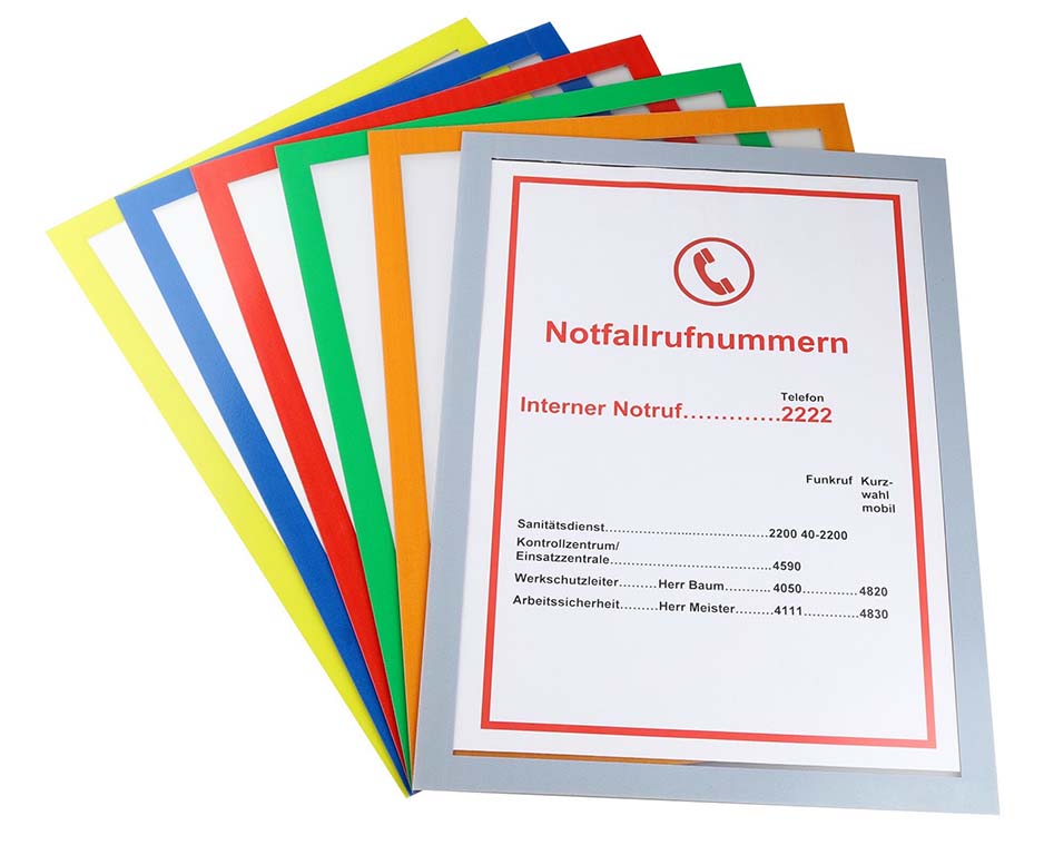 Vorschau: Magnetische Infotasche Basic