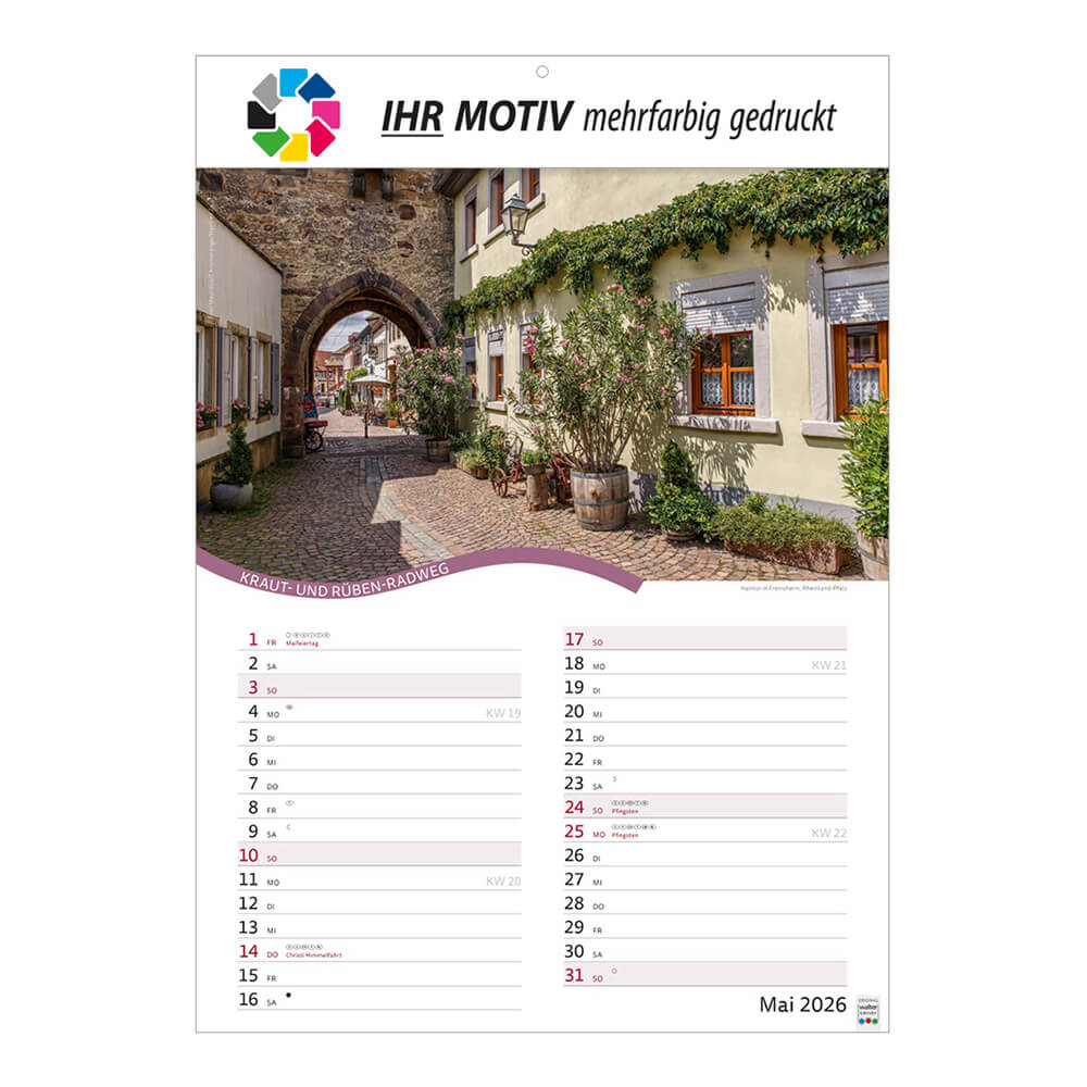 Bildkalender Rad- und Wanderwege Monat Mai