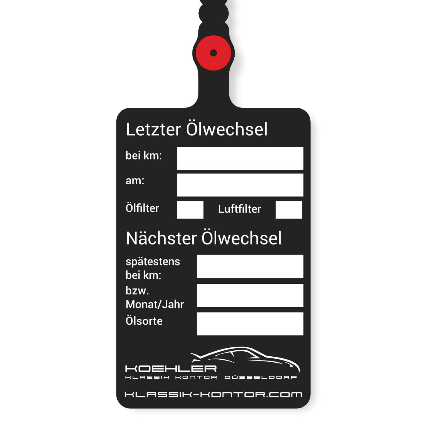 Ölwechsel-Anhänger Beispiel 1