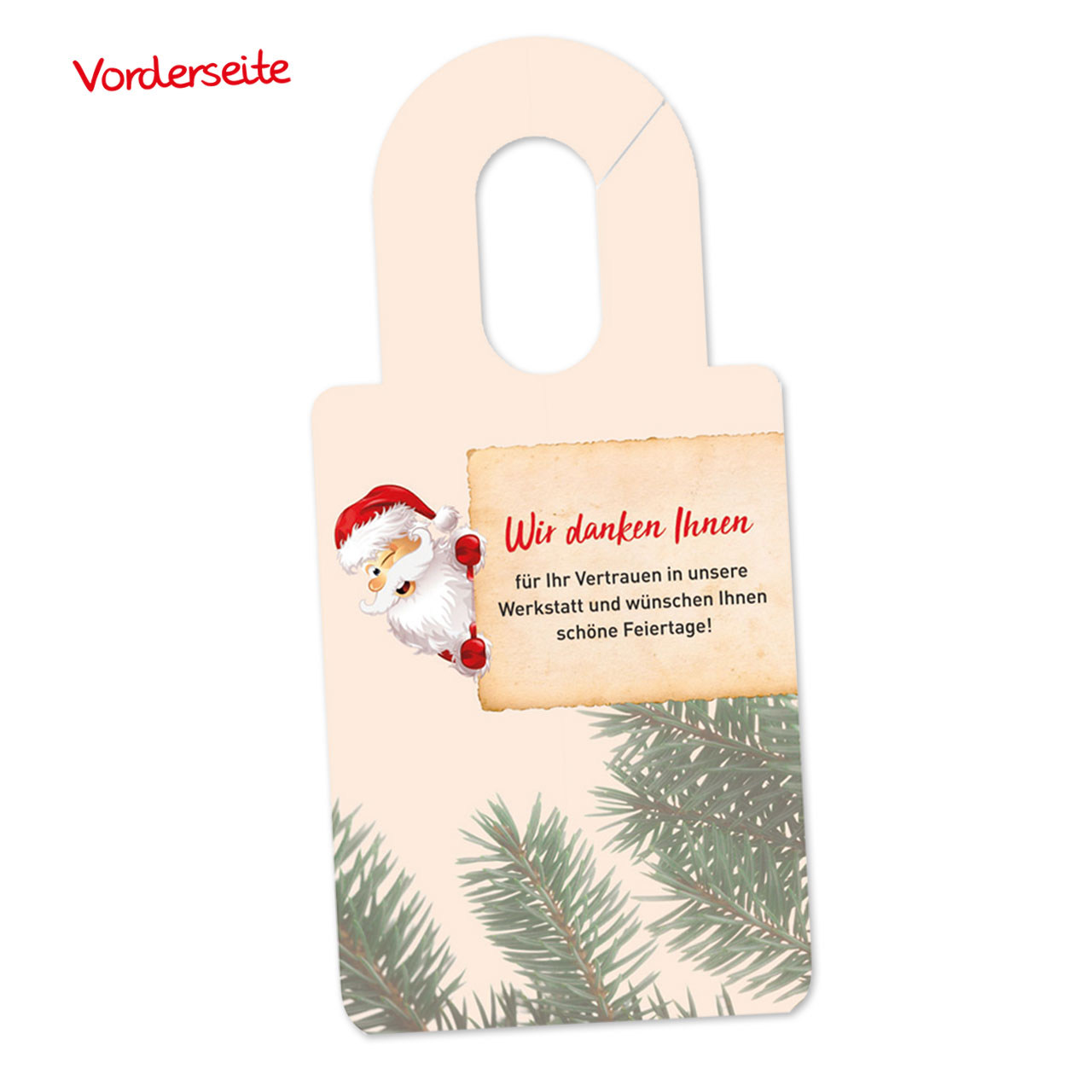 Vorschau: Spiegelanhänger Weihnachten