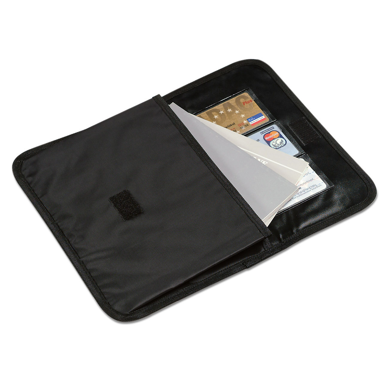 CreativDesign Wagenpapiertasche aus Nylon-Gewebe im Großformat mit markantem Designstreifen 