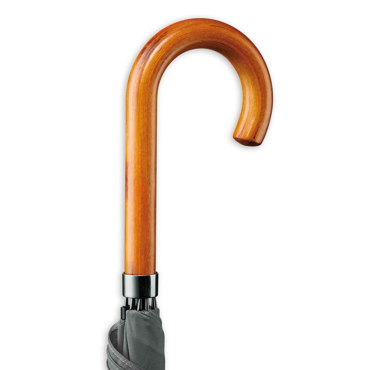 Automatik Stockschirm Holzgriff 