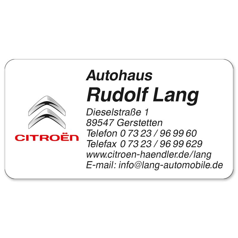 Vorschau: Papieretiketten, Grund weiß, Größe 65 x 34 mm