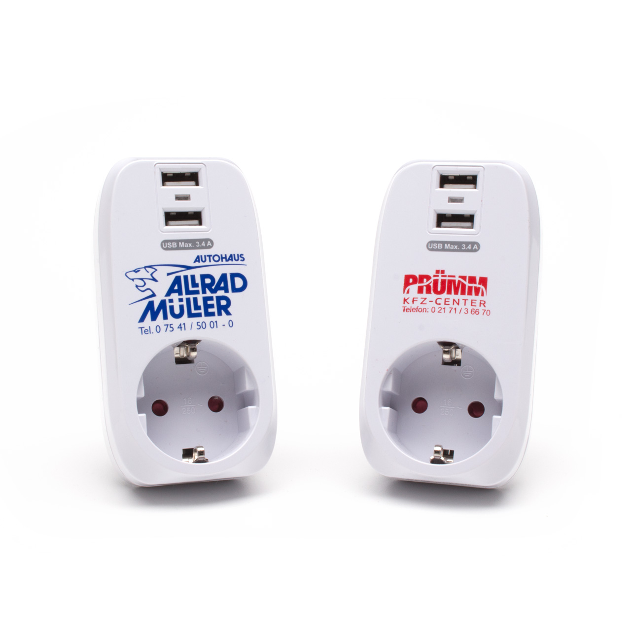Vorschau: Steckdose mit Dual Port USB-Ladegerät