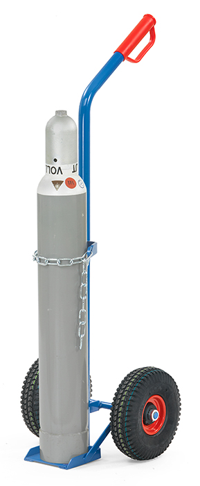 Vorschau: Fetra Stahlflaschenkarre Lufträder 260 x 85 mm für 1 Stahlflasche 10 Liter