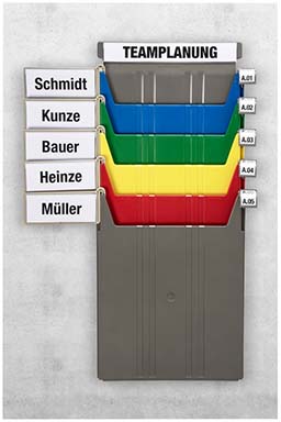 Vorschau: Beschriftungsclip für Wandsortierer