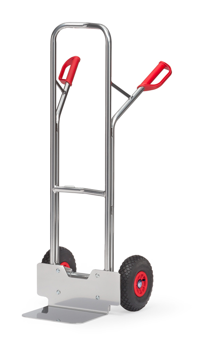 Vorschau: Fetra Alu-Stapelkarre Lufträder 260 x 85 mm bis 200 kg Höhe 1300 mm