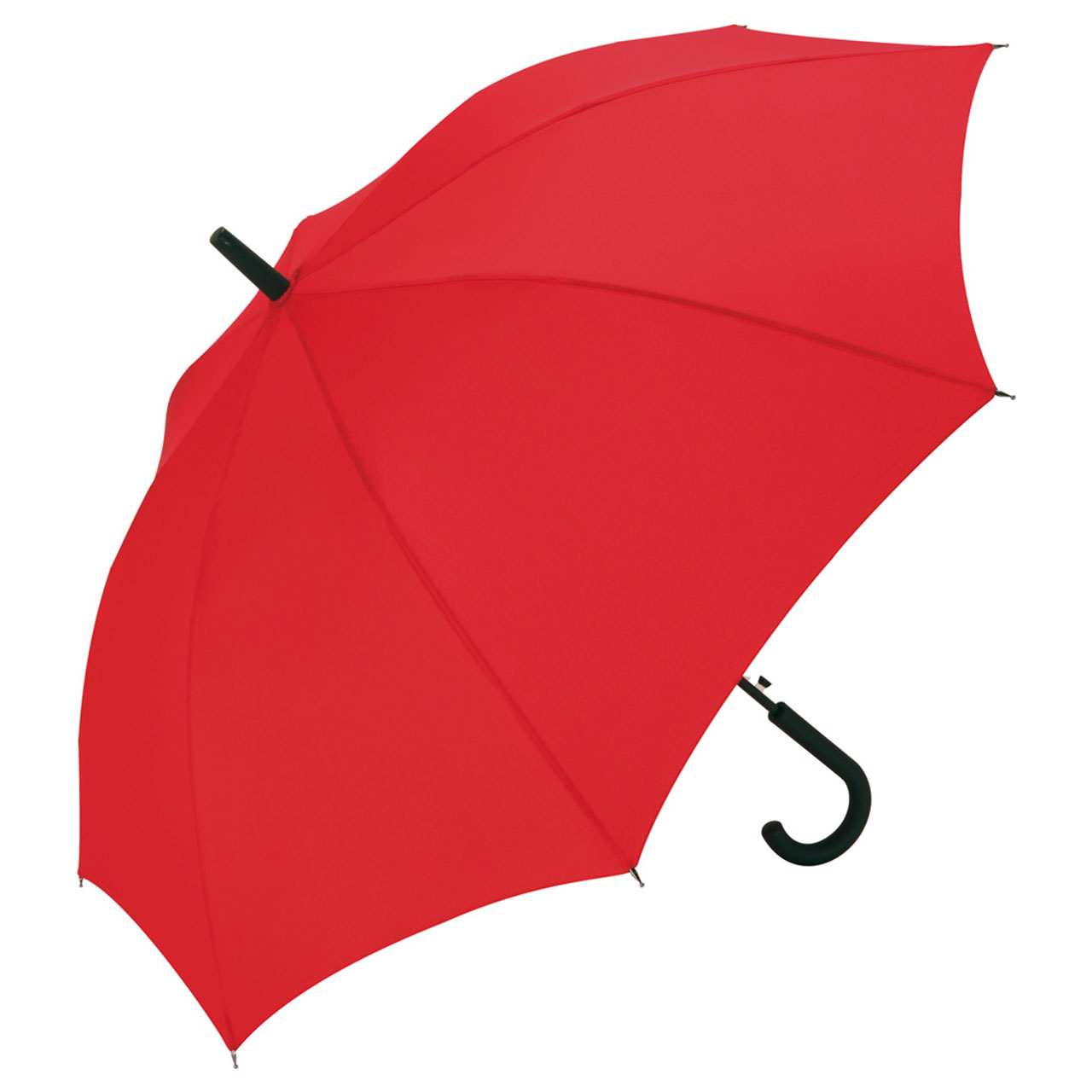 Stockschirm mit Rundhakengriff, rot