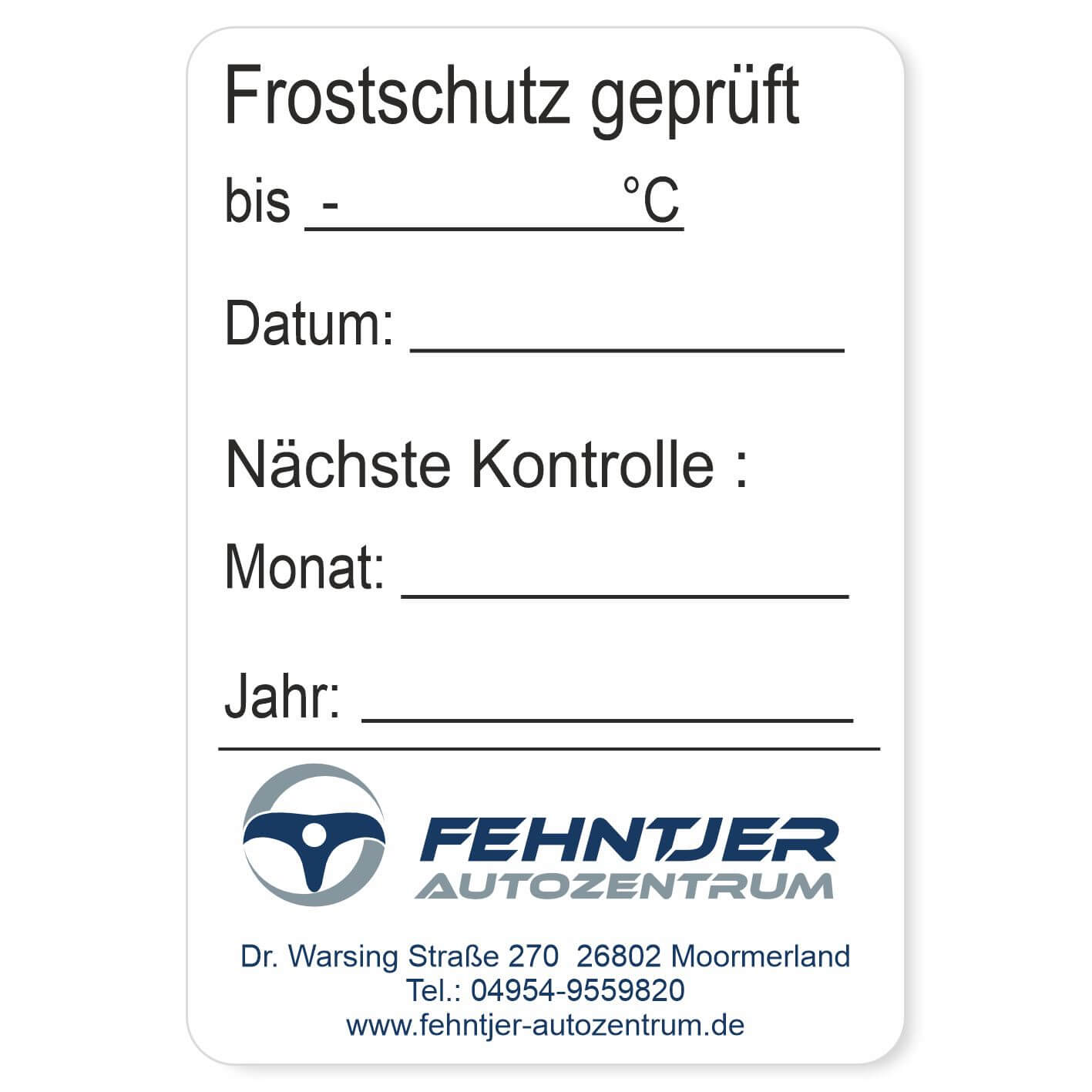Frostschutz geprüft Beispiel 3