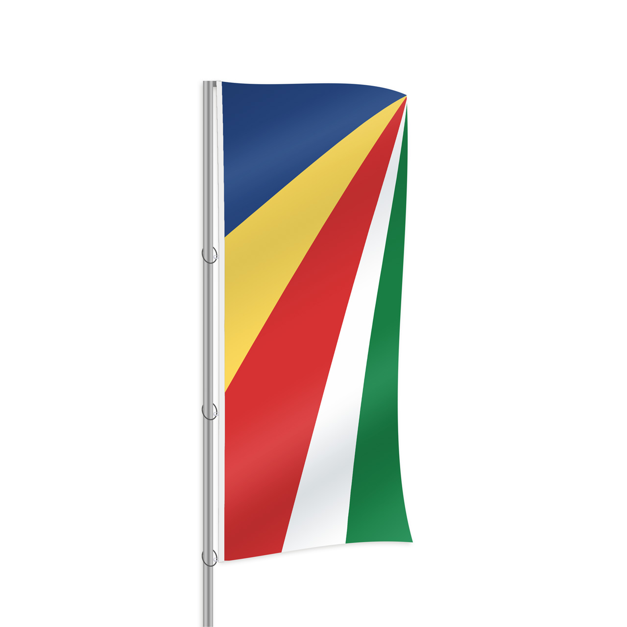 Seychellen Fahne im Hochformat kaufen