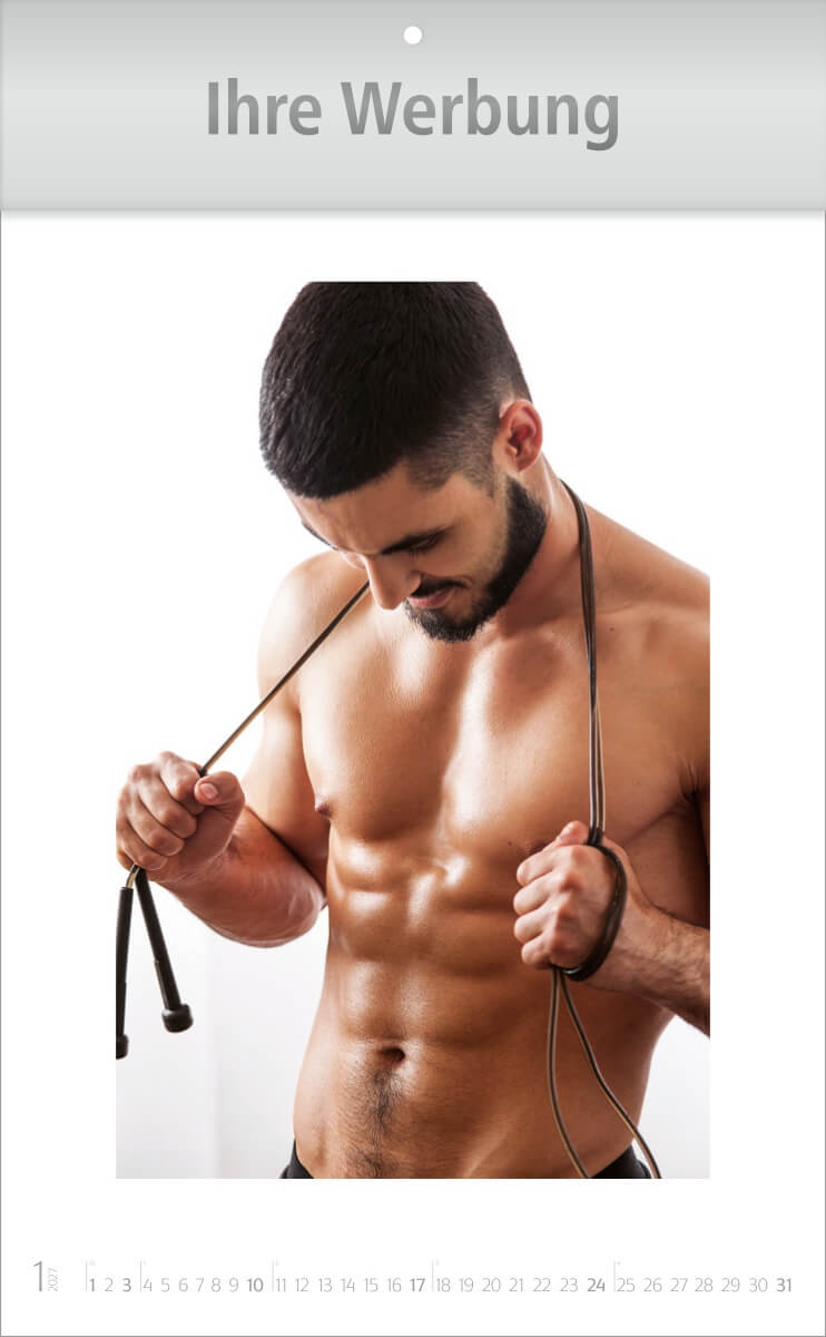 Wandkalender Dream Men – Ausgabe 2027 Monat Januar