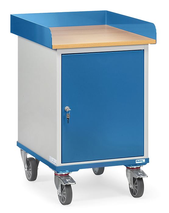Vorschau: Fetra Rollschrank mit Arbeitsplatte Ladefläche 550 x 650 mm Stahlschrank
