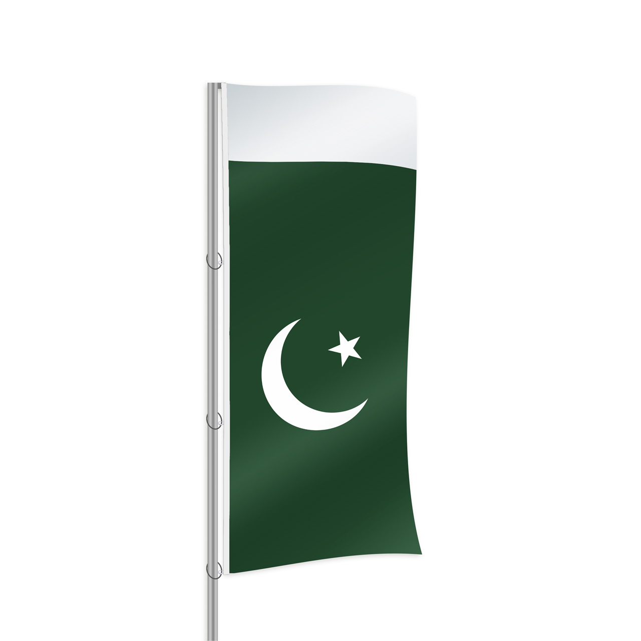 Pakistan Fahne im Hochformat kaufen