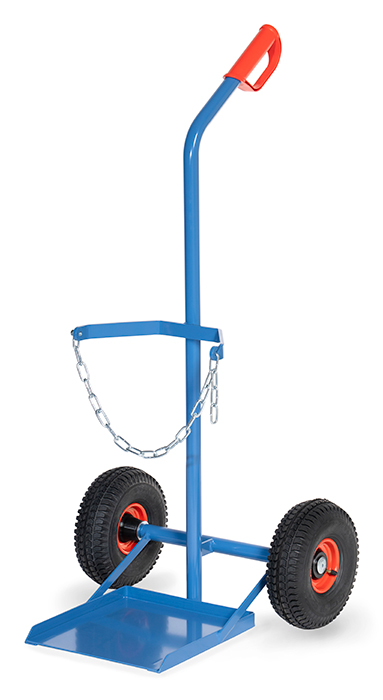 Vorschau: Fetra Stahlflaschenkarre Lufträder 260 x 85 mm für 1 Propangasflasche 33 Liter