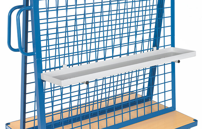 Vorschau: Fetra Materialwanne 1200 x 250 x 40 mm für Werkstückwagen