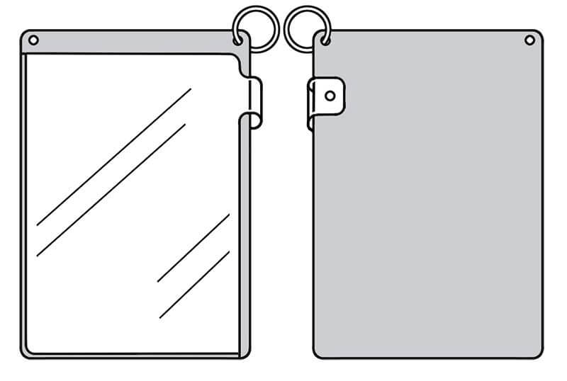 H0334900_Auftragstaschen_A4_Klappring_Drucknopfverschluss_Skizze