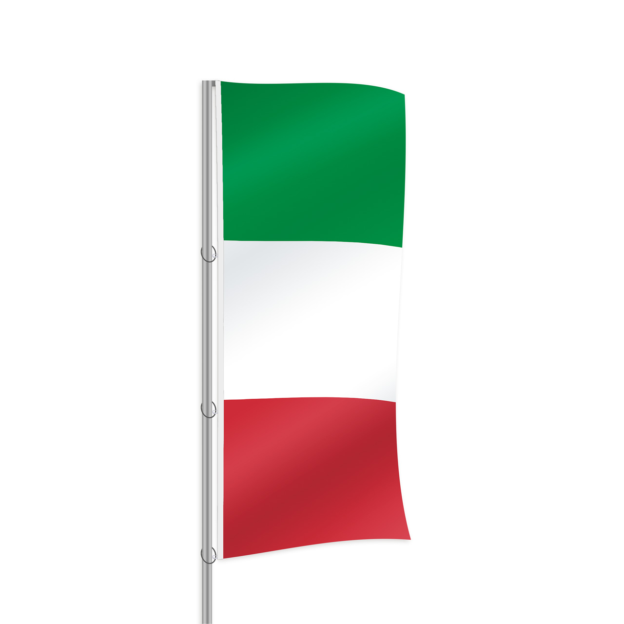 Italien Fahne im Hochformat kaufen