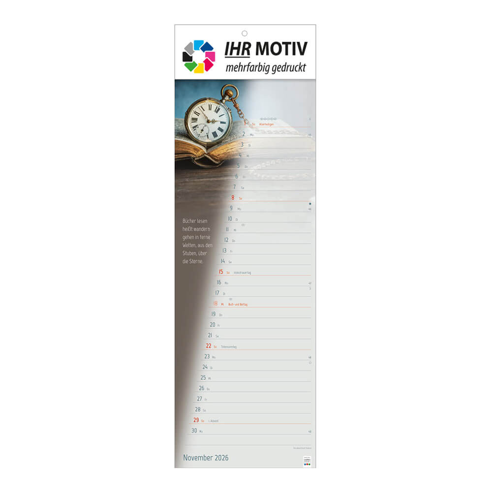 Streifenkalender Stille Momente Monat November