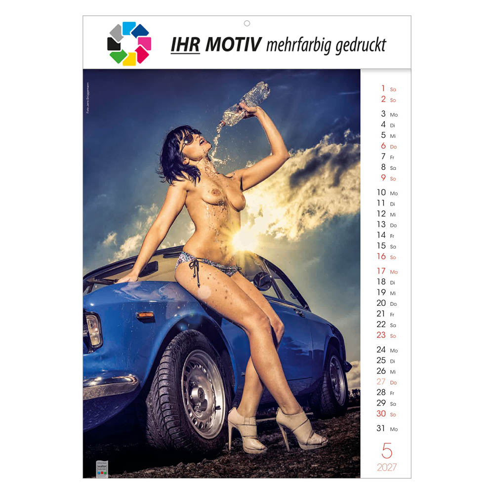 Bildkalender Girls 2027 Monat Mai