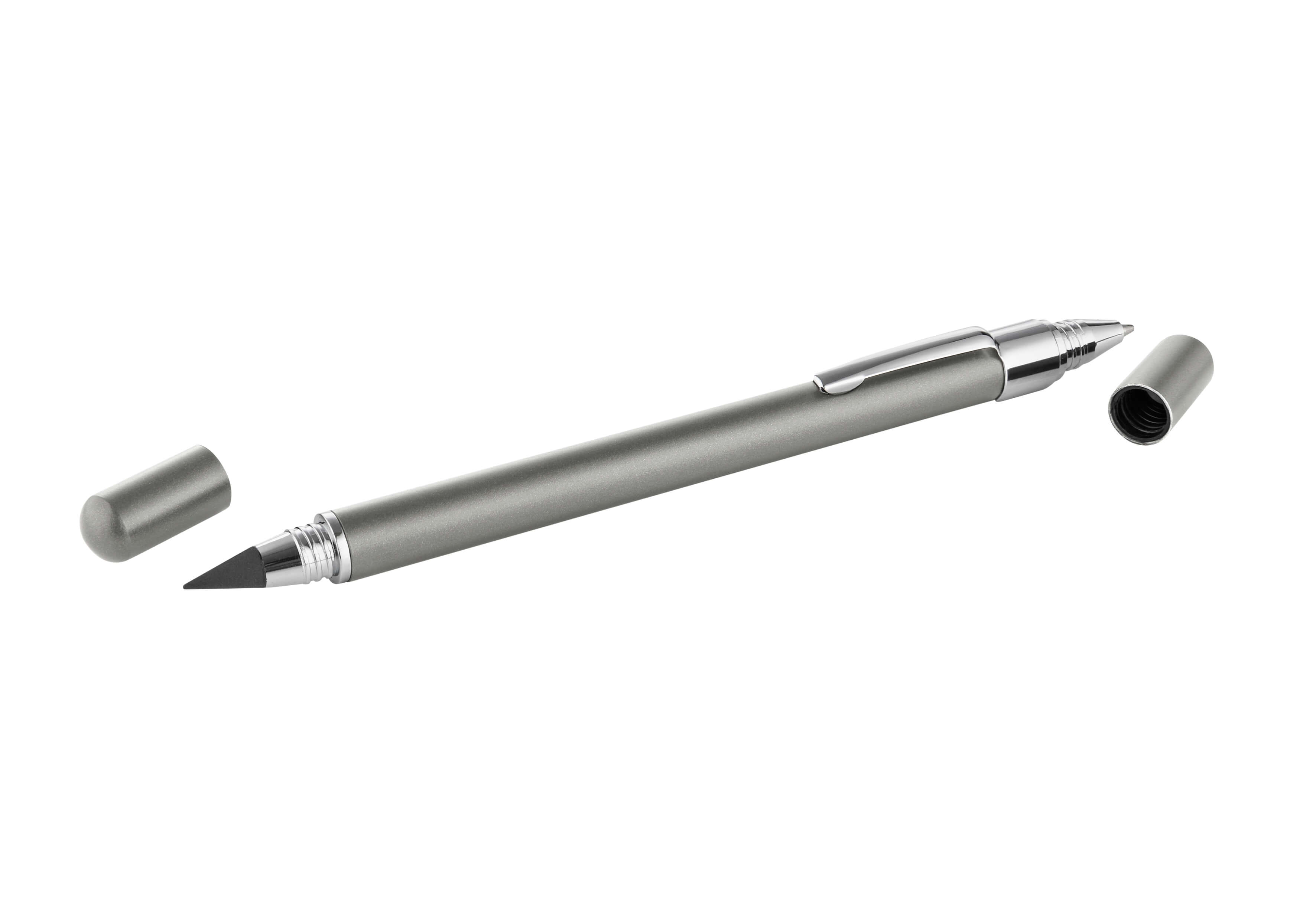 Vorschau: Grafitstift Endless Duo mit integriertem Kugelschreiber, Lasergravur