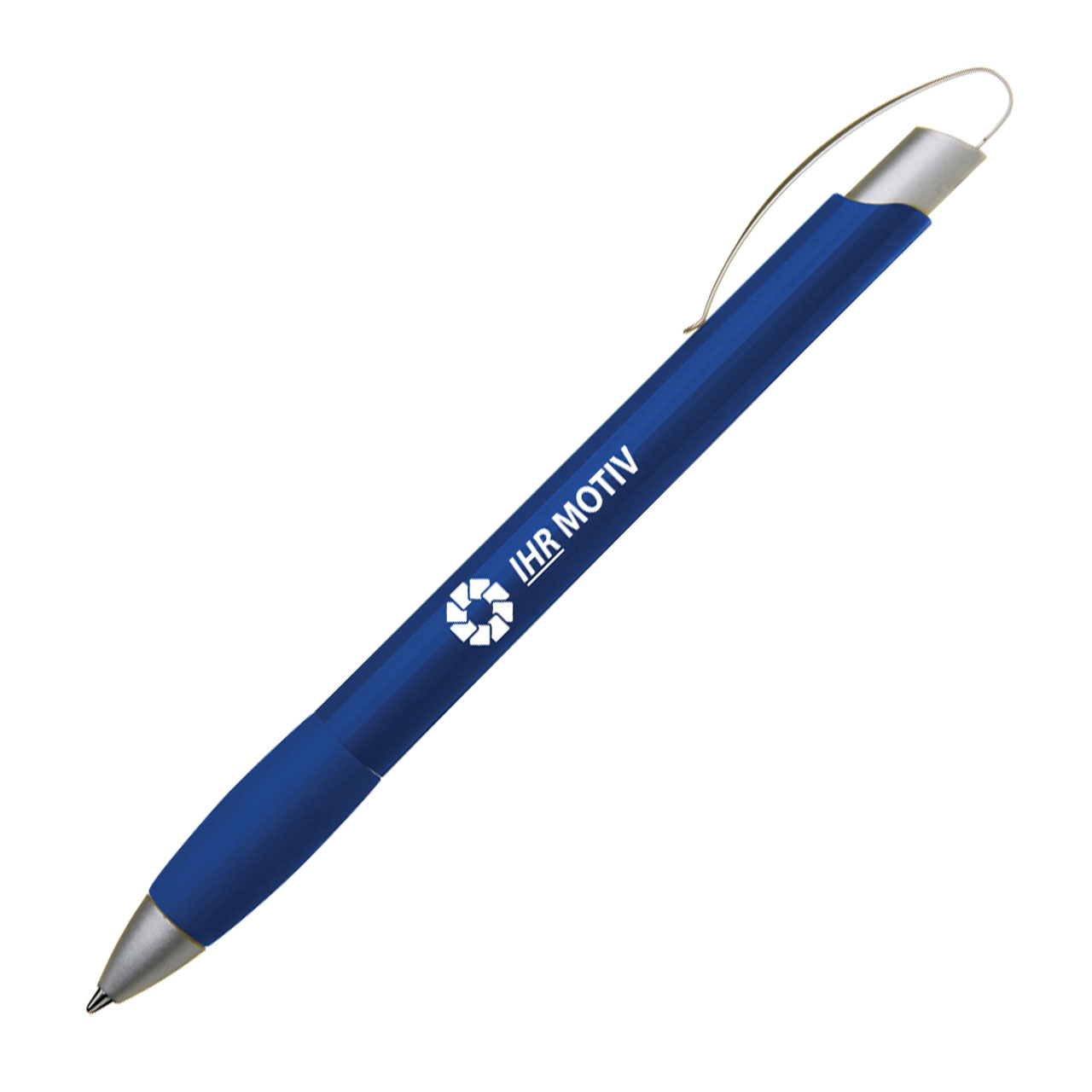 ENERGY SI Druckkugelschreiber blau Clip oben mit Motiv