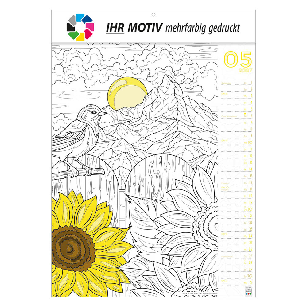 Bildkalender Nimm dir MALZEIT, Ausgabe 2027 Monat Mai