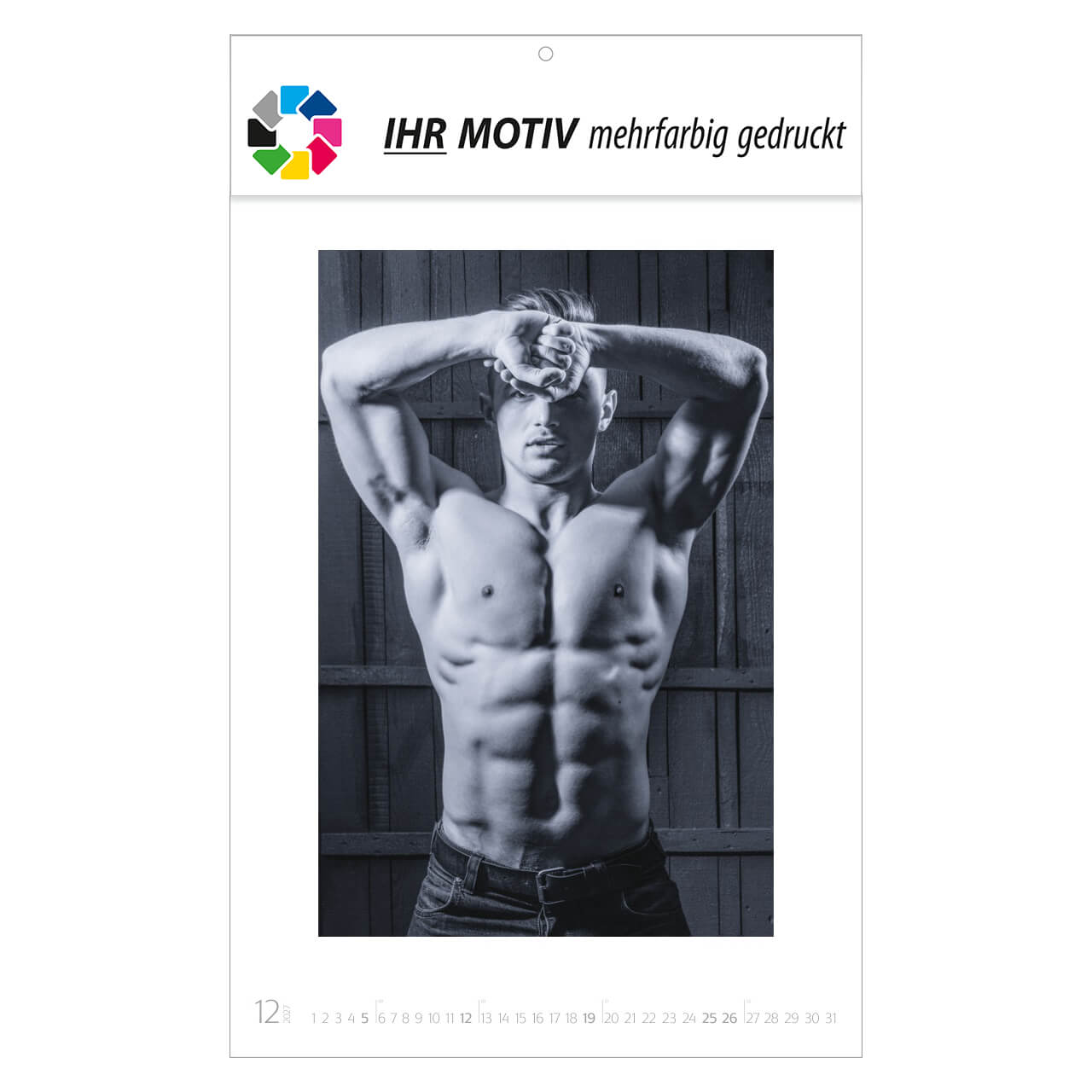 Wandkalender Men – Ausgabe 2027 Monat Dezember