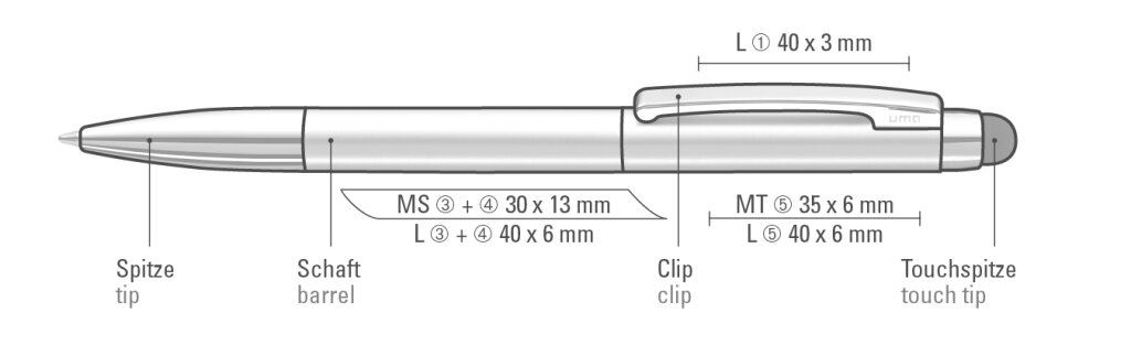 Vorschau: SLIDE TOUCH Drehkugelschreiber