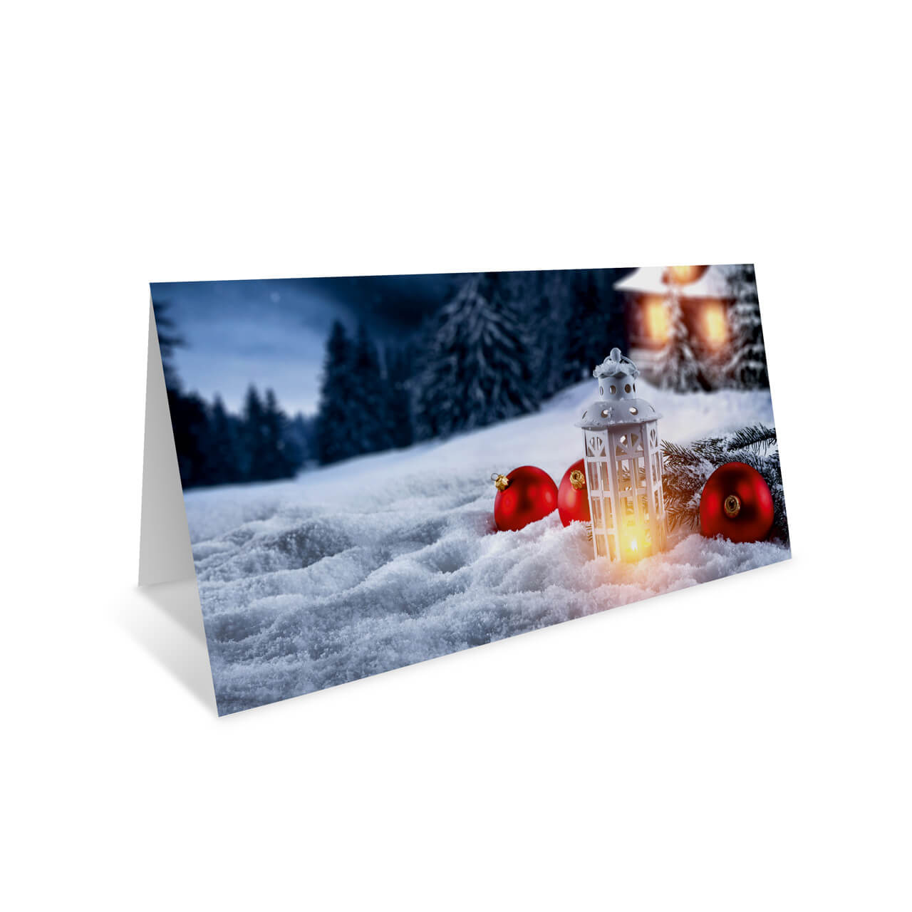 Vorschau: Weihnachts-Klappkarte, Motiv Winter