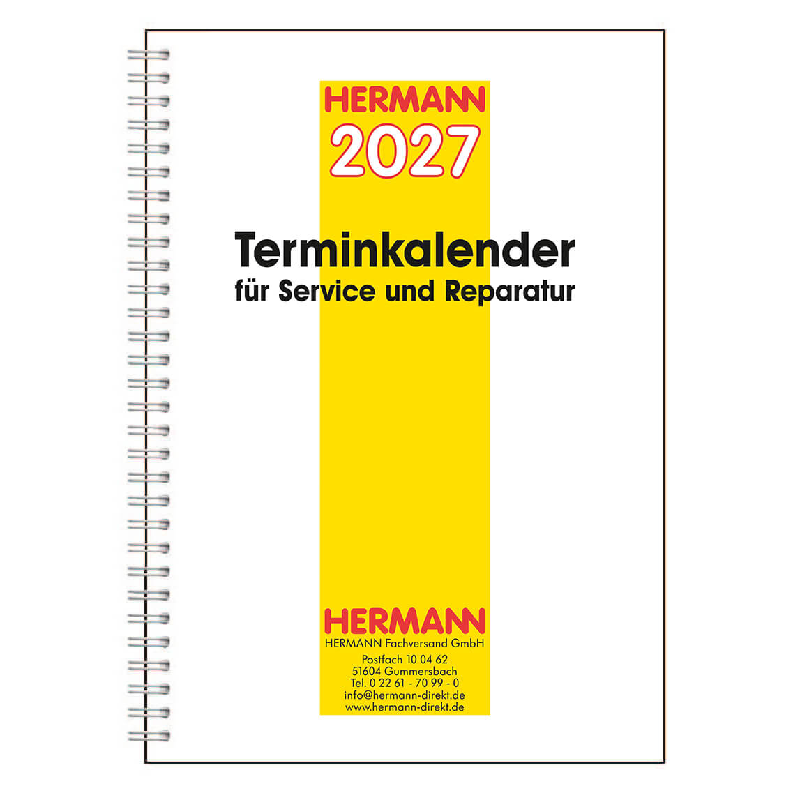 Werkstatt Terminkalender für die Fahrzeugannahme im Service und der Reparatur DIN A4 Format