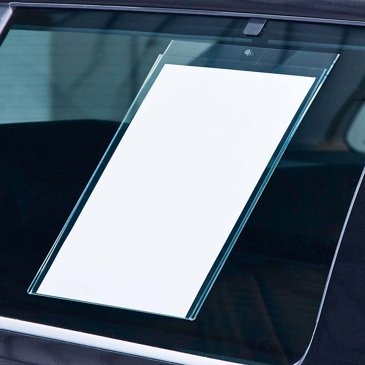 Vorschau: Infohalter mit Blechhaken für DIN A4-Hochformat
