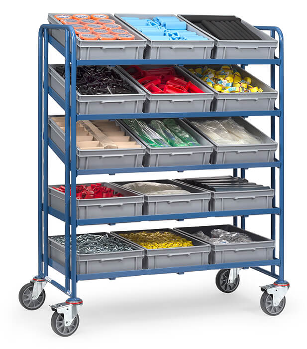 Fetra Eurokastenwagen mit Eurokästen Ladefläche 1240 x 610 mm beladen