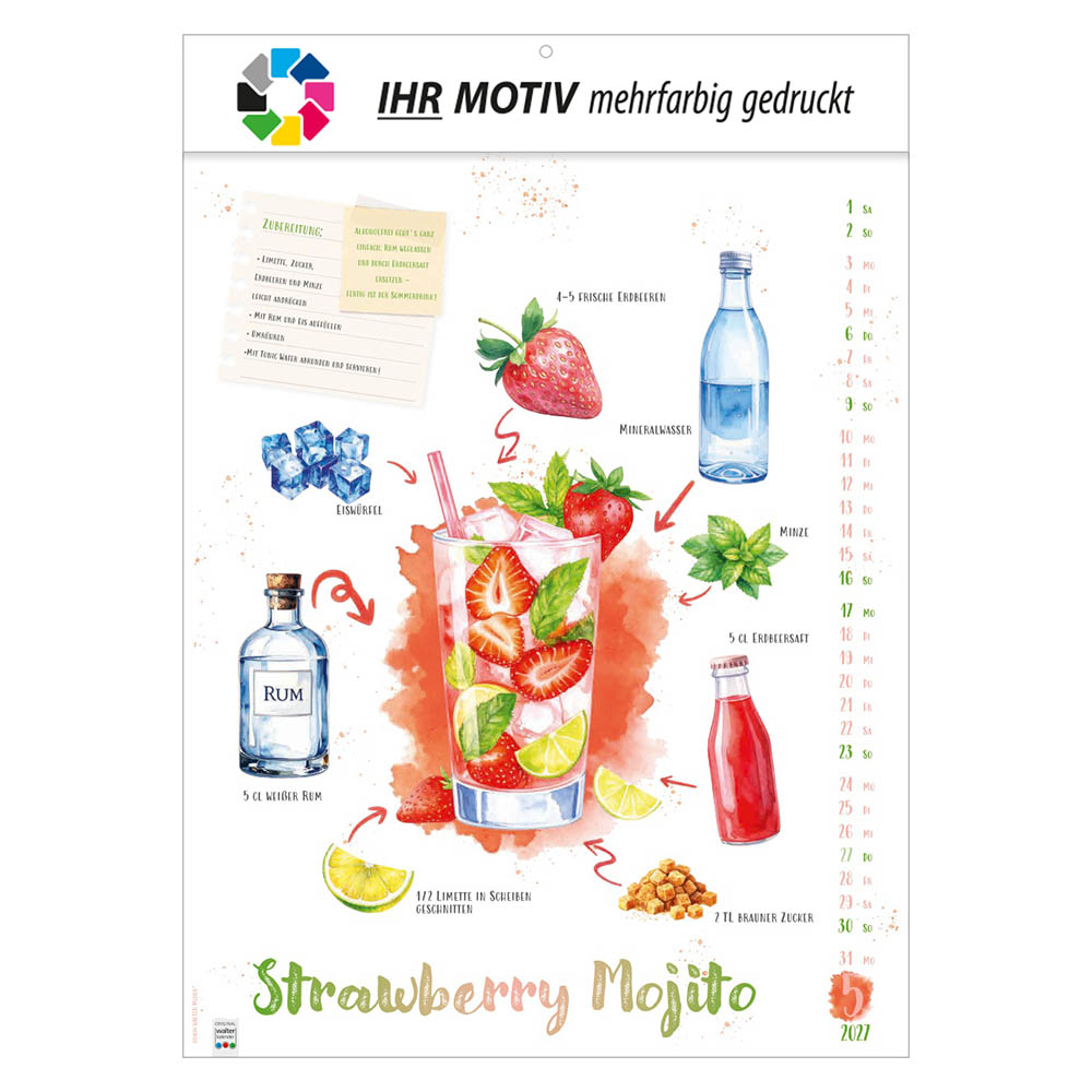Bildkalender Mixart, Ausgabe 2027 Monat Mai
