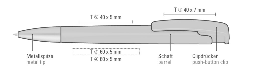 Vorschau: LINEO frozen SI Druckkugelschreiber