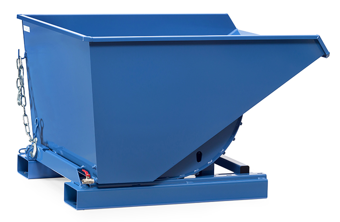Fetra Selbstkipper mit ABLASSHAHN Außenmaße 1294 x 731 x 837 mm