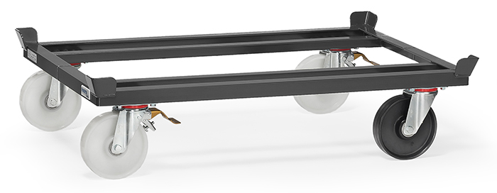 Fetra Paletten-Fahrgestell als Routenzug bis 1050 kg Grau