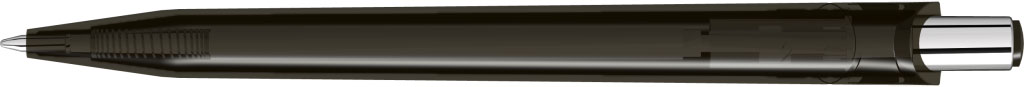 BEAT transparent Druckkugelschreiber anthrazit Clip hinten