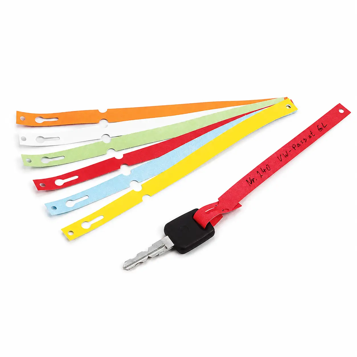 Schlaufenetiketten lang, Format: 220 x 13 mm