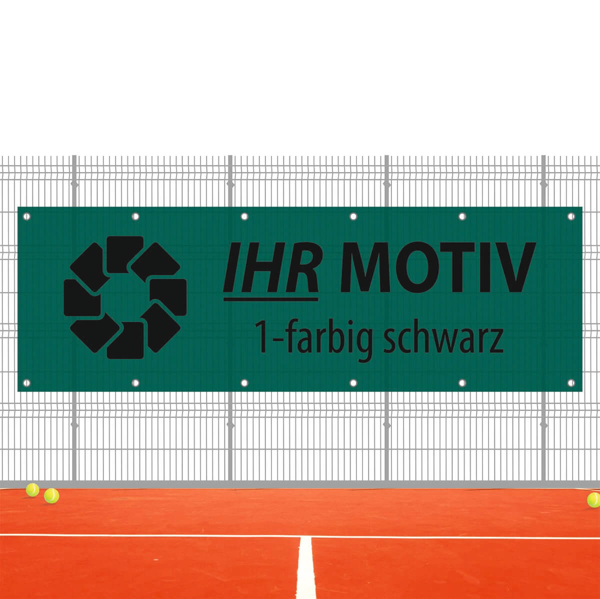 Tennisblenden grün 600 x 200 cm