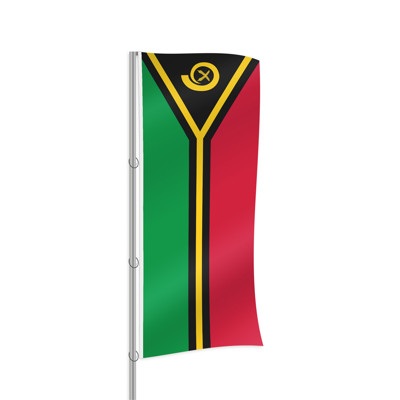 Vanuatu Fahne im Hochformat kaufen