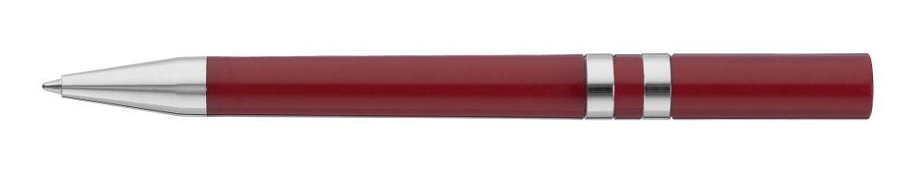 RINGO SI Druckkugelschreiber aubergine Clip hinten
