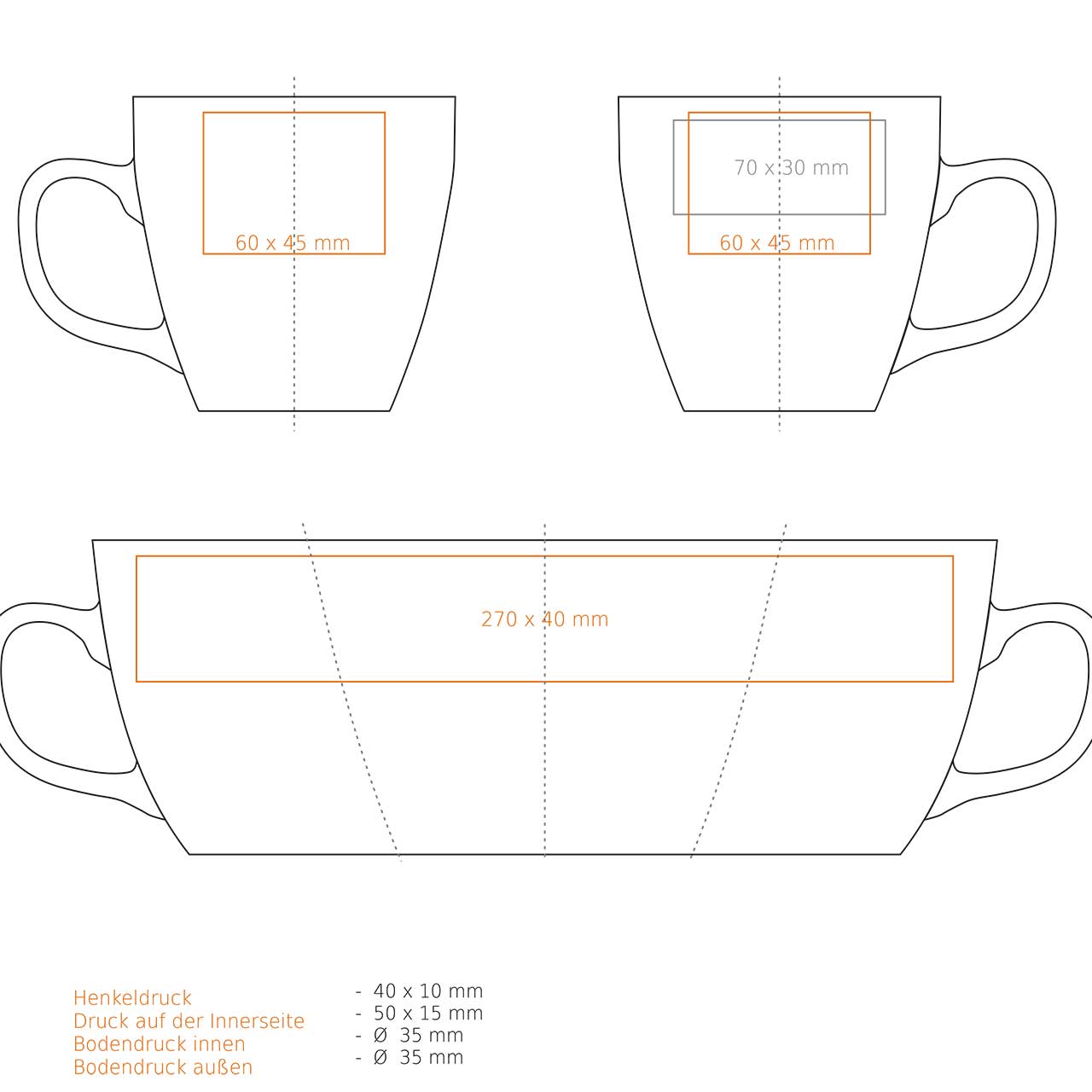 Vorschau: Americano Pure Tasse aus Keramik