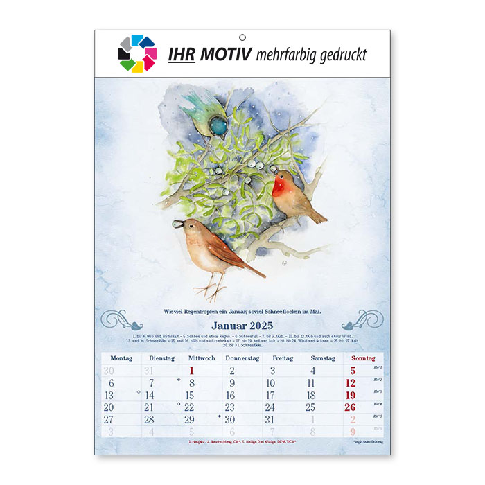Bildkalender Der 100-Jährige Ausgabe 2025 Januar