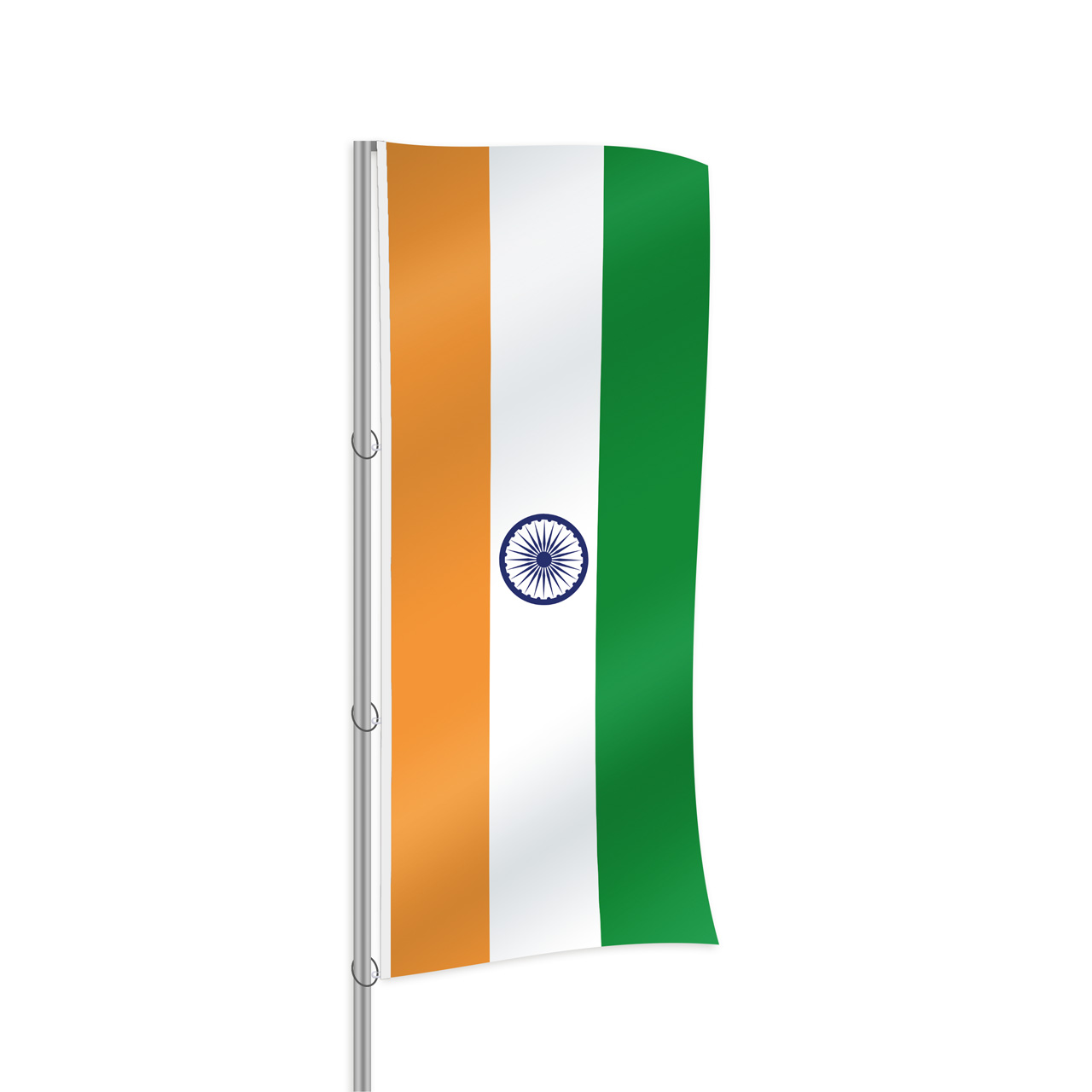 Indien Fahne im Hochformat kaufen