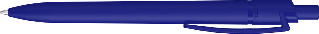 RECYCLED PET PEN STEP F Druckkugelschreiber dunkelblau Clip unten