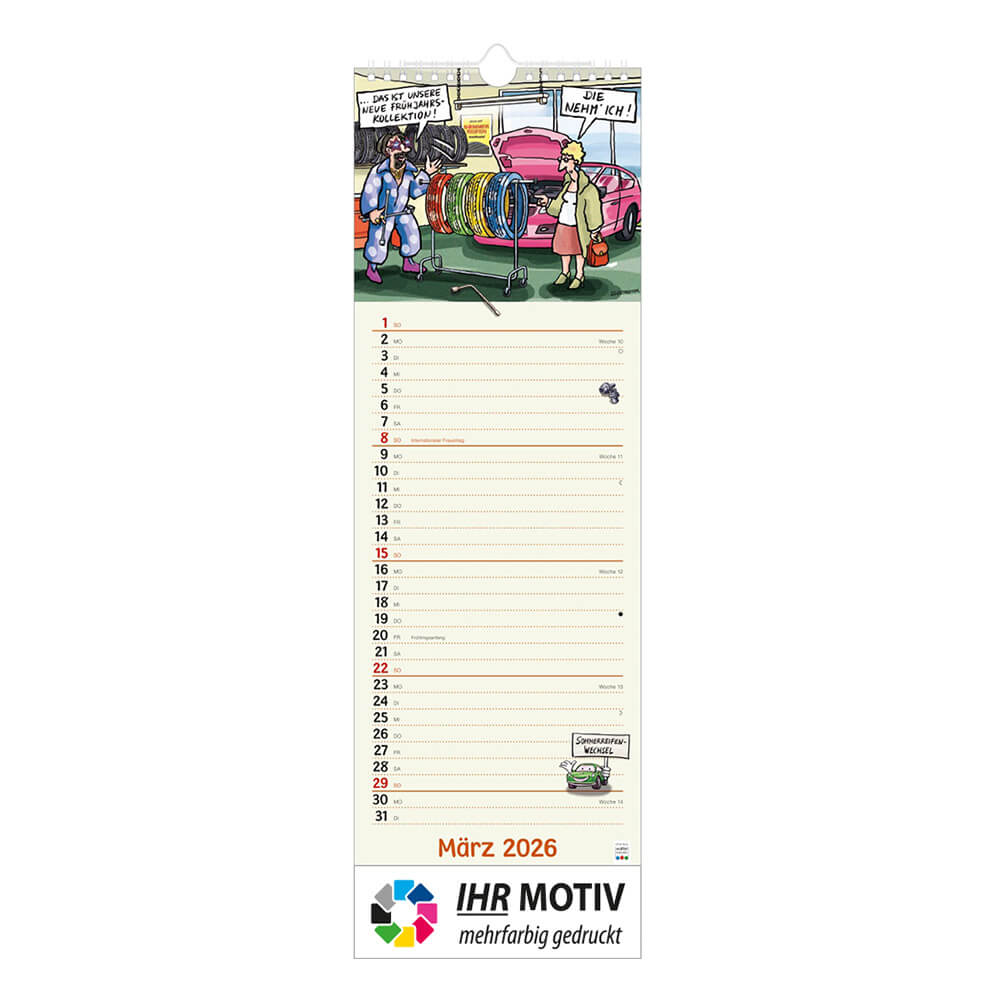 Werkstattkalender Monat März