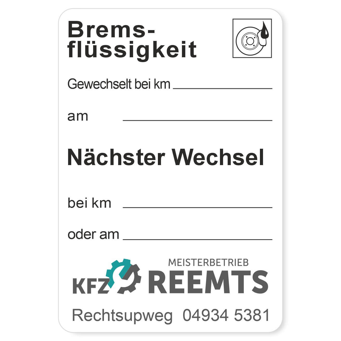 Bremsflüssigkeit Beispiel 1