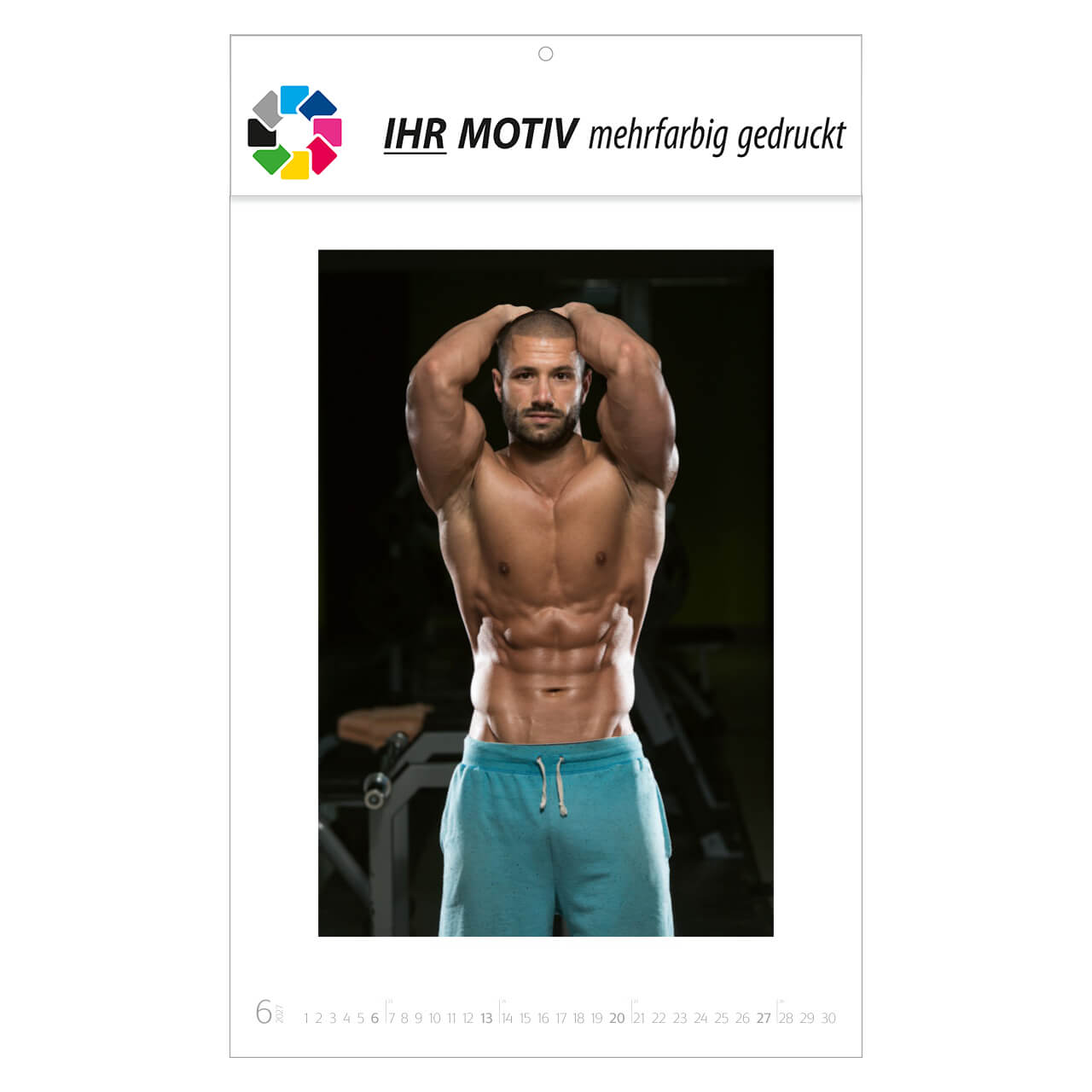 Wandkalender Dream Men – Ausgabe 2027 Monat Juni