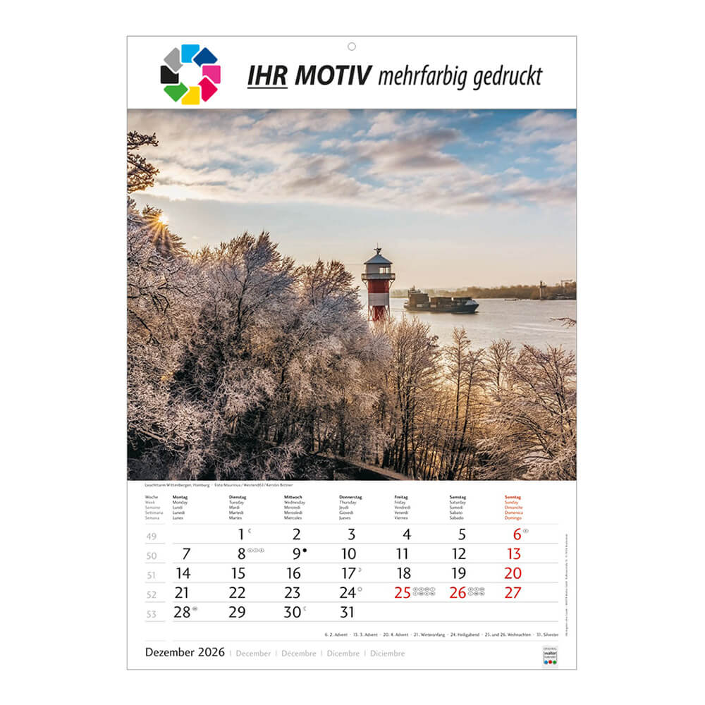 Bildkalender Schönes Deutschland Monat Dezember